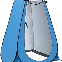 KriShyam® Privacy Pop Up Tent Camping Bathroom,Toilet, Changing Room,Instant Outdoor Camp Toilet Foldable Sun Shelter Rain Shelter with Carry Bag-image-96