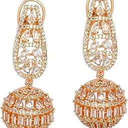 iksava AD and saphhire ball drop dangle earrings image 1