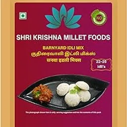 Barnyard Idli Mix | Powder to Batter without any Preservatives | 22-25 Dosas | 450g-picture-46