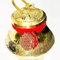Brass Puja Kalash with Sacred Hinglaj Charan Jal, Pancha Ratna, Rudraksh and Kusha for Puja and Other Rituals. image 1