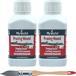 My Orchd | Pruning Sealer | Tree Wound Sealer & Protector | Fast-Drying, Waterproof Pruning Sealer with Brush for Bonsai, Fruit Trees, Home & Garden | Outdoor Living Care | 500Gm-(Pack of 2)-image-2