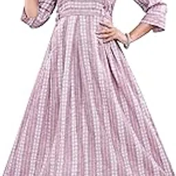 b2f manufacturing & designing kurti B2F Women's Printed Flared Anarkali Maternity Dress, Feeding Kurti with Concealed Zip for Pre & Post Pregnancy-picture-14