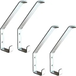 TEELLON 100% Stainless Steel 4-Pack Heavy Duty Helmet Holder Wall Mounted Hanging Hooks Perfect for Motorcycle Helmet Storage Rack Hanger Cloths Jacket Bag Coat Gloves Hat Backpacks and Umbrellas-picture-31