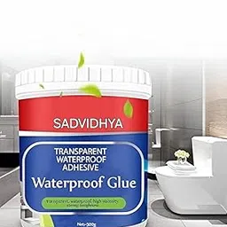Crack Seal Glue 300gm with Brush Transparent Waterproof Glue for Roof Leakage Crack Seal Agent Roof Water Leakage Solution Water Proof Glue Transparent Glue Waterproofing for Pipe Wall Tiles-picture-18
