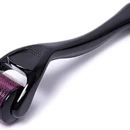 Vaanya Metals DRS Dermaroller 0.5mm Titanium Micro Needles | 540 Needle Derma Roller for Hair & Beard Growth, Hair Regrowth, Acne Scar Reduction & Skin Rejuvenation | Safe for Men & Women (Black)-picture-28