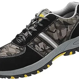 HEAVENGLOW Mens Safety Shoes Steel Toe Work Hiking Climbing Boots EU 45 US 11.5 UK 10.5-picture-43