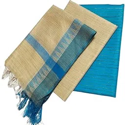 omensilks Handloom Women's Bhagalpuri Linen Cotton Blend Salwar Suit Material with Striped Top and Temple Border Dupatta_Free Size_Variation_(Omen_11538-11547)-picture-28