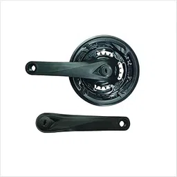 HABROK Chainwheel & Crank Set 24x34x42T – ED Coated Steel, Plastified Finish, 2MM Thickness – Square Hole 12.90MM Axle Slot – Black, Durable & Smooth Cycling for MTB, Road & Racing Bikes-picture-10