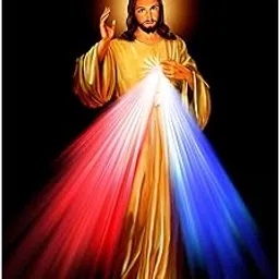 DivineDesigns™ PVC Vinyl Self-Adhesive Jesus The Father Vinyl Sticker for Living Room, Bedroom, Office Wall Decoration (24 X 34 INCH) Pack 1-picture-39