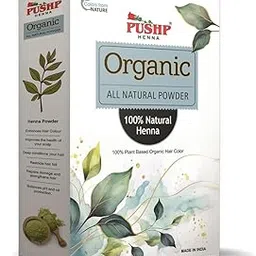 Pushp Henna Organic Natural Henna Powder - 100g | Organic Mehndi | Herbal Henna Powder | Hair Mehendi Powder | Pushp Henna Mehndi | Mehandi Powder | Sojat Mehandi-image-14