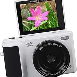 Bewinner 4K Digital Camera for Photography, 64MP Auto Focus Vlogging Camera with 180° Flip Screen, Anti-Shake, Mirrorless Digital Camera with 16x Zoom for-picture-27