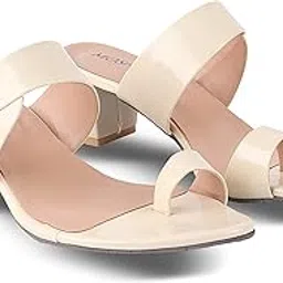 mosac Women Fancy Flat Heel Sandal Women Toe Ring Block Heel Slip on Sandal-picture-11