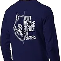 buy that trendz Sweatshirts for Men Don’T Mistake Silence for Weekness Graphic Printed Cotton Blend Full Sleeve Winter Pullover Regular Stylish Sweatshirt-picture-19