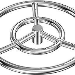Skyflame 12-Inch Round Fire Pit Burner Ring, 304 Stainless Steel-image-23
