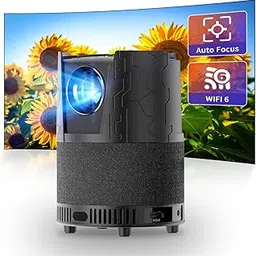 Portable Projector 4K 1080P Native, LED Home Theater Mini Projectors with WiFi6 and Bluetooth, Auto Focus/Keystone,Built-in Android TV, Wireless Screen Cast with iPhone,Kids Educations Gaming Movies-image-39