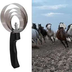 Enakshi® Reversible Curry Comb Hair Removal Equipment Horse Brush for Horse Pet Sheep|Pet Supplies | Dog Supplies | Grooming | Brushes, Combs & Rakes-picture-13