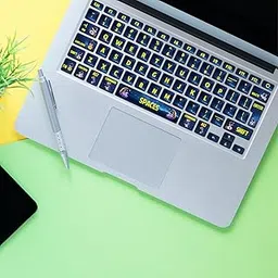 CRAFTEEZY Space Theme Laptop Keyboard Stickers (21x15 cm) | Universal Fit Decals for Laptop & PC | Waterproof, Scratch-Resistant & Removable Key Covers for Kids-picture-25