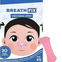BREATH FIX Kids Extra Small size Pink Nasal Strips | Non-Magnetic | Enhances Sleep & Athletic Performance | Optimizes Oxygen Intake | Skin-Friendly & Flexible Fit | Sweat-Resistant | CDSCO Approved | 30 Strips-image-11
