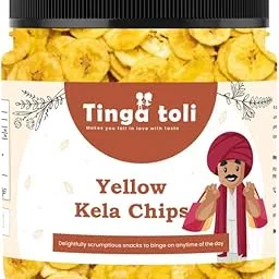 TINGA TOLI Homemade Kerala Special Banana Chips Pack of 1 of 125 Grams Kela Wafer banana wafers Yellow Kela Chips Natural banana chips Made with coconut oil [Jar Pack]-picture-29