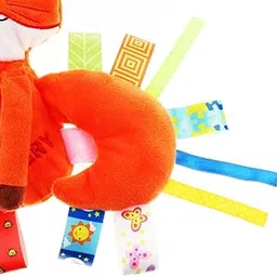 SNAPPSY® Baby Kids Pram Handbell Stroller Hanging Plush Toys Orange Fox-image-15