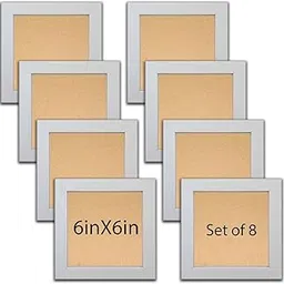 ZENTIMO STORE White 6X6inch Picture Frame || Mini Picture Frames for your Space Set of 8-picture-12