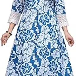 rytras Women's Pure Cotton Printed A-Line Kurta Set with Palazzo Pants - Ethnic Wear-picture-59