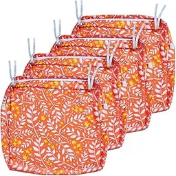 NettyPro Water-Repellent Deep Seat Patio Cushion Slipcovers (22" Wide x 20" deep x 4" Thick (4 Pack), Guava)-picture-38