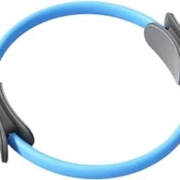 JAZZY PEARLS® Pilates Ring with 50 lbs Resistance Home Pilates Equipment Workout Fitness Blue 50 lbs-Sporting Goods-Fitness, Running & Yoga-Yoga & Pilates-Pilates Rings-1 Pilates Ring-image-14