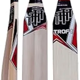 Troft™ V-Shaped Mongoose Kashmir Willow Bat with Classy Bat Cover | New Shape Leather Bat (Size | Harrow (32.75 in)-image-98