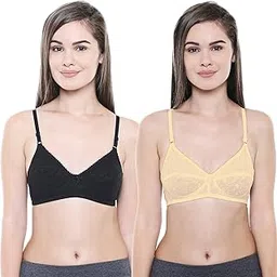 bodycare Women's Cotton Pack Of 2 Perfect Full-Coverage Bra - E5509BS-picture-16