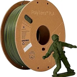 Polymaker Matte PLA Filament 1.75mm Army Dark Green, 1kg - PolyTerra PLA 3D Printer Filament-picture-27