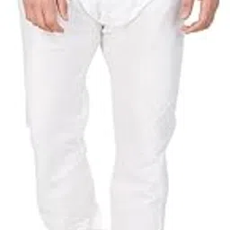 madhav Men's White Cotton Casual Style Pajama White Free Size-picture-54