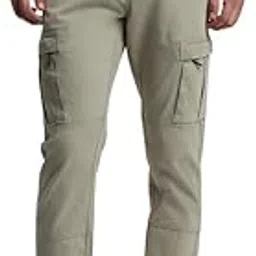 dennis lingo Men's Slim Fit Low Rise Cargo Pant-picture-13