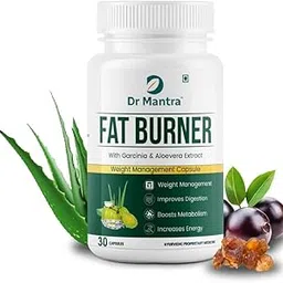 Dr Mantra Fat Burner 30 Capsules for Weight Management | Natural Metabolism Booster | Supports Fat Reduction, Energy & Detox | Ayurvedic Slimming Supplement for Men & Women-picture-31