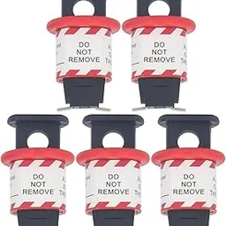 5 Unit Circuit Breaker Lockout Device, Wide Miniature Circuit Breaker Lock, Industrial Grade Circuit Breaker Switch Lockout, Electrical Equipment Shutdown Locks-image-3