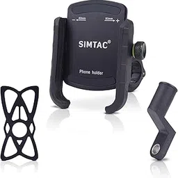 SIMTAC Super Grip Mobile Holder for All Bikes/Scooters| Ideal for Maps and GPS Navigation (MH01, Black)-picture-49