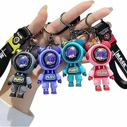 incywincy Astronaut Keychain with Wrist Strap (22cm) – Space Robot Bag Charm & Keyring for Kids, Boys, Girls – Backpack Tag, Key Holder (Pack of 1, Assorted)-picture-20