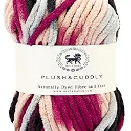 NESTNHAVEN, Wool, Plush & Cuddly, Chenille Yarn Supersoft Knitting Wool Ball, (1 Ball/100 Gram Each) Multi Colour Ball Suitable for Craft, Babywear, Baby Blankets, 5 Bulky, Shade no - NNHB009-picture-23