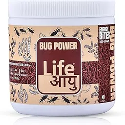 Bug Power Fish Food 100g – Insect Meal & Mealworm Pellets with Spirulina & Garlic | Ayurvedic Formula for Faster Growth, Color Enhancement & Immunity | Slow Sinking Food, Tank-Clean Feed-picture-21