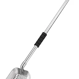 Metal Cat Litter Scoop with Deep Shovel and Long Handle, Detachable Stainless Steel Non-Stick Cat Litter Sifter with Foam Padded Grip Handle, No Bending Back Heavy Duty Cat Litter Scooper image 1