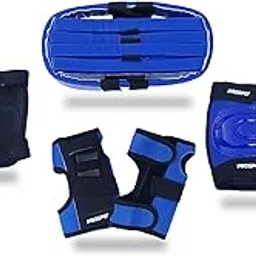 Prospo Kids Safety Protective Guard Kit, Cycling Kit, Skating Protection Guard Set Kid's Head, Knee, Elbow and Palm Guard Safety Protective Guard Kit (Blue)-image-0