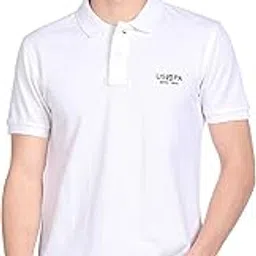 U.S. POLO ASSN. Men's Ribbed Collar Pure Cotton Slim Fit Polo Shirt-picture-41