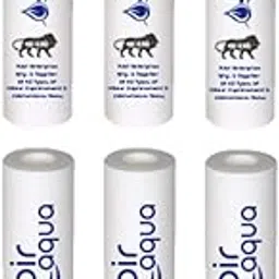Noir Aqua - PP Spun Filter/Cartridge for All Types of RO Water purifiers (10 Inch, 5 Micron) Pack of 6 | RO Water Purifier Cartridge, Cartridge Sponge Replacement Water Filter Candle-image-8