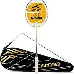 HUNDRED N-ERGY 80 Carbon Fibre Unstrung Badminton Racket with Full Racket Cover for Intermediate Players-picture-10