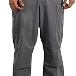 thomas scott Loose Fit | 6 Pockets | Cargo Pants | Solid Colors | Cricket Club | 100% Cotton | Pants for Mens-picture-16