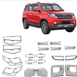 Combo Kit Chrome Accessories for TUV 300 (2015-2019) Set of 20 Pcs-picture-63
