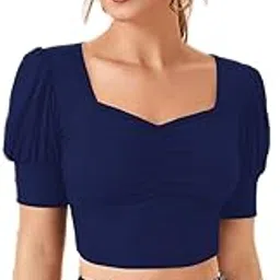 Stylescape's Slim Fit Women's Crop Top-picture-46