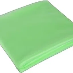 Waterproof Plastic Mattress Protection Sheet for Baby and Adult Bed Breathable Soft Fitted Bed Sheet (Size 6X7 ft) (Green)-picture-43