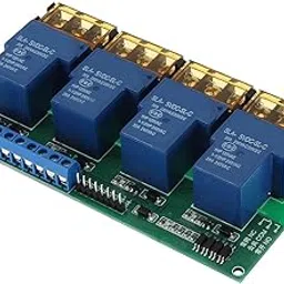 YWBL-WH 30A 4 Channel Relay Module Expansion Board with Optocoupler for DSP AVR ARM (5VDC)-picture-28