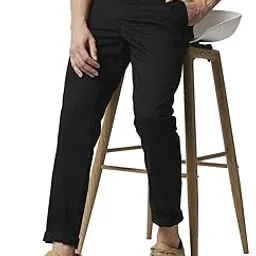 thomas scott Men's | Solid | 4 Slant Pockets | Regular Fit | Premiun Cotton | Formal wear Trouser | Casual Chino | Pants for Men (Plus Size)-picture-32
